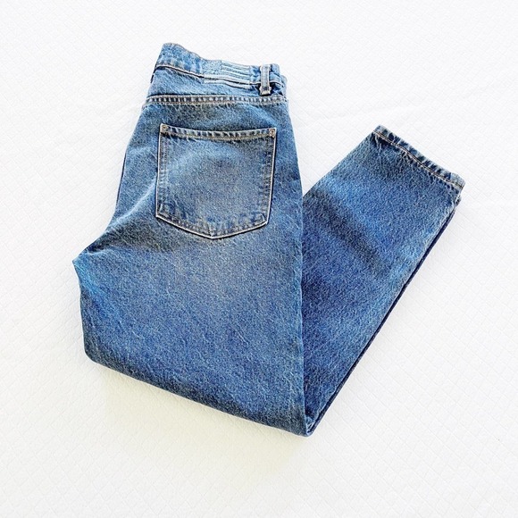 Revice Mom Jeans Distressed Vintage Wash Denim Button Fly SZ28 - Picture 2 of 9